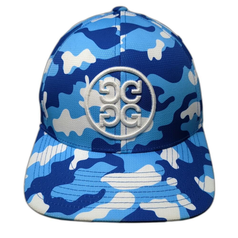 G/FORE Snapback Blue Camo Golf Logo Circle Performance Pattern One Size Hat 4G